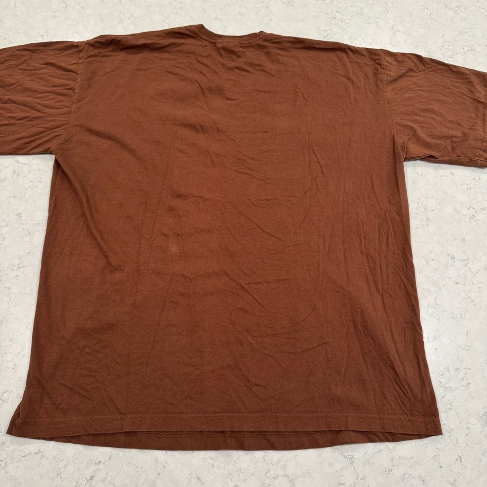 Y2K HTF Star Co. Unrestricted Apparel Brown Hip Hop Rap Song Lyrics Men's 2XL - Picture 7 of 9